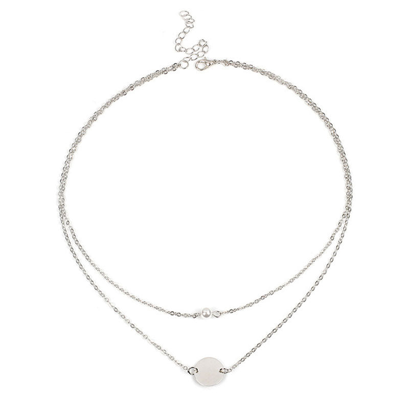 Round pearl necklace for girls
