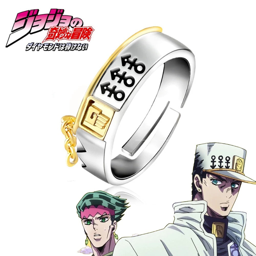 Jojo's Bizarre Adventure Golden Hand Copper Ring Cosplay Accessory