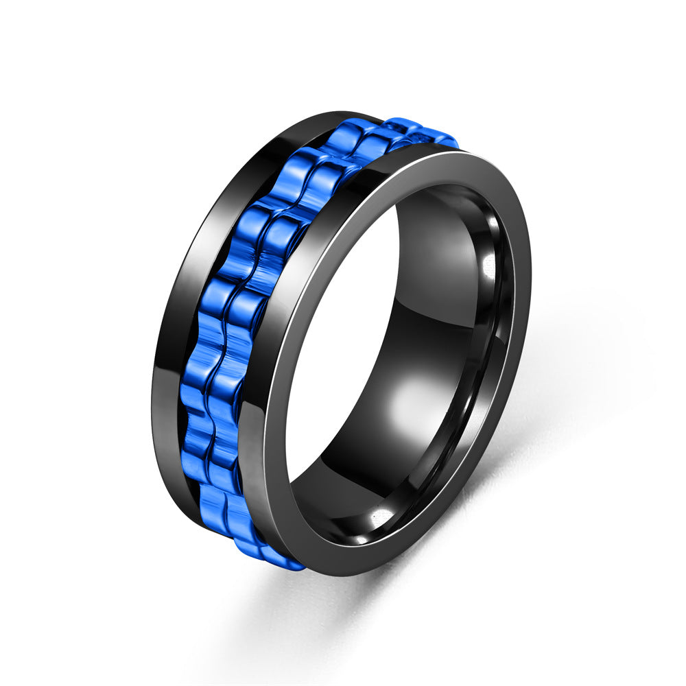 Exclusive Unique Stress-Relief Anti-Anxiety Gear Flower Rotating Ring