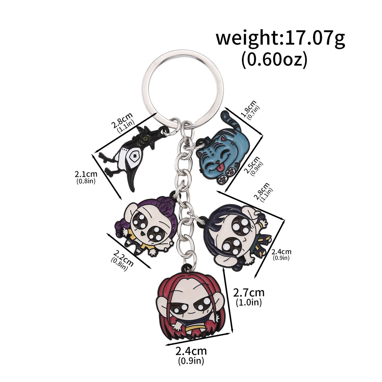 Cross-border Supply Cartoon Anime K-POP Demon Slayer Girl Group Mirai Lumizoy Character Pendant DIY Bracelet