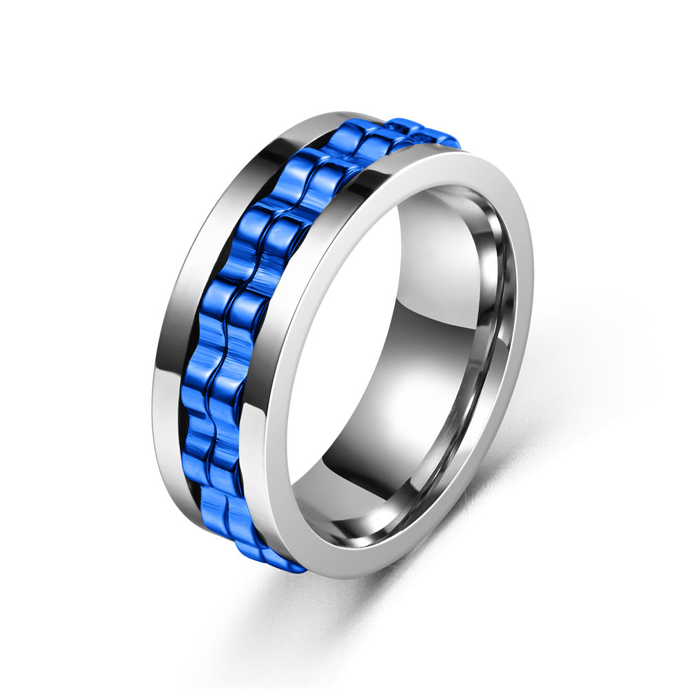 Exclusive Unique Stress-Relief Anti-Anxiety Gear Flower Rotating Ring