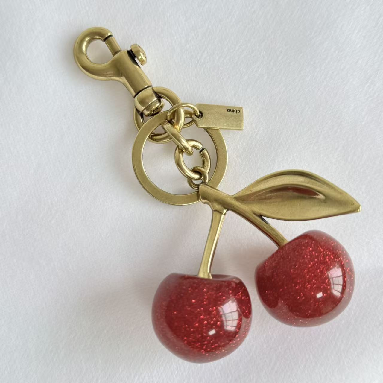 Cherry Apple Keychain Women's Bag Pendant