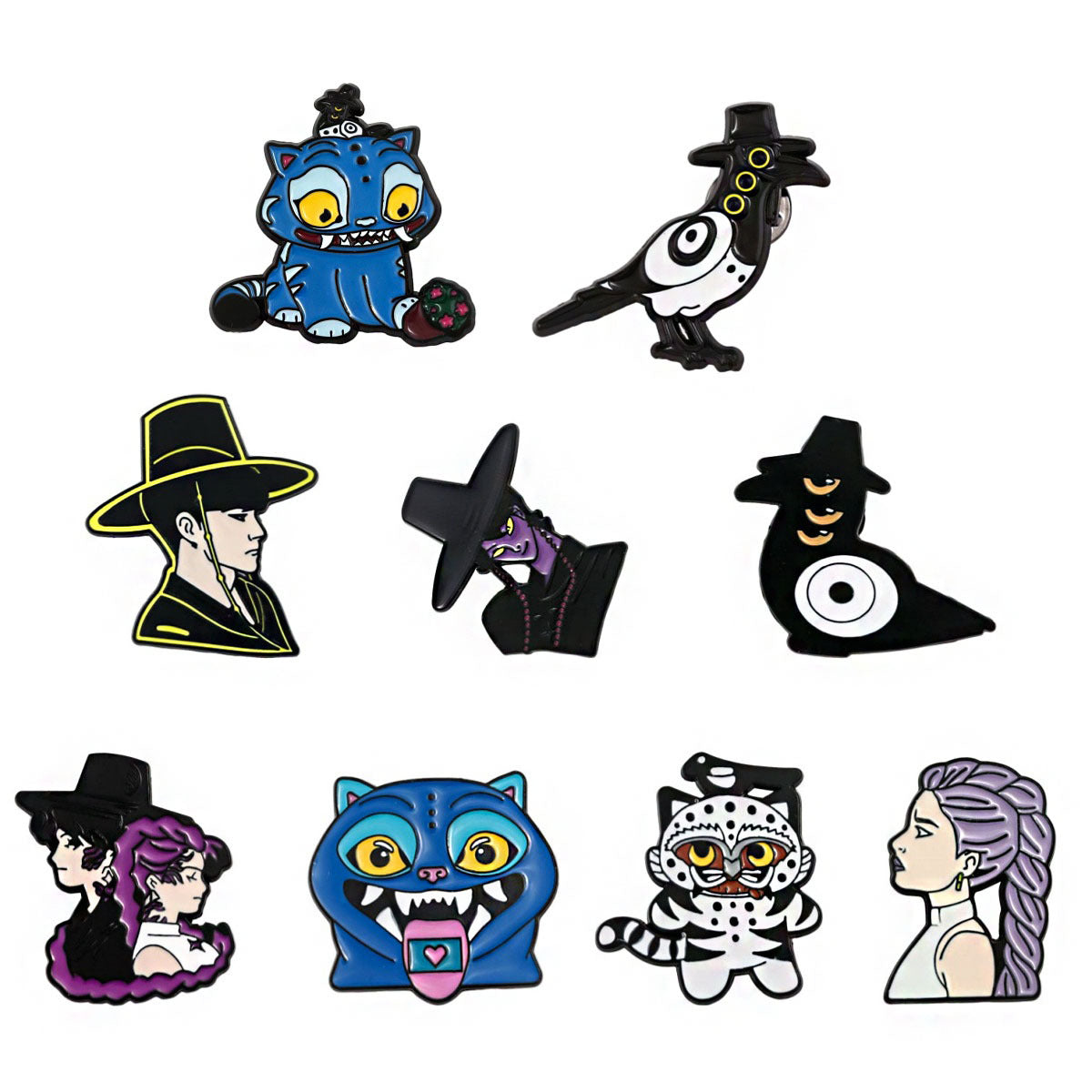 Cross-border Supply Cartoon Anime K-POP Demon Slayer Girl Group Mirai Lumizoy Character Pendant DIY Bracelet